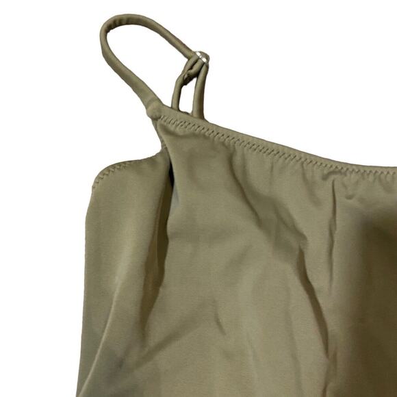 Solid and Striped Nina One Piece Swimsuit Women Small Olive Green Missing Beltd - Picture 7 of 14